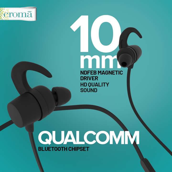 Croma Bluetooth Neckband with Mic CREA7314 Black Bluetooth Price in India Buy Croma Bluetooth Neckband with Mic CREA7314 Black Bluetooth Online Croma Flipkart