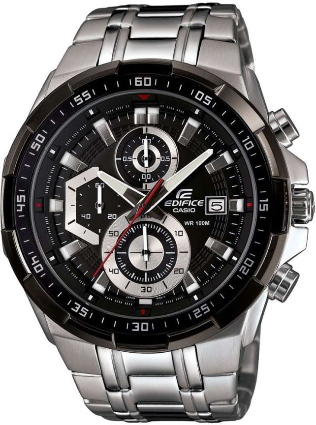 CASIO EFR 539D 1AVUDF Edifice EFR 539D 1AVUDF Black Dial Silver Stainless Steel Band Analog Watch For Men Buy CASIO EFR 539D 1AVUDF Edifice EFR 539D 1AVUDF Black Dial Silver Stainless Steel Band Anal...