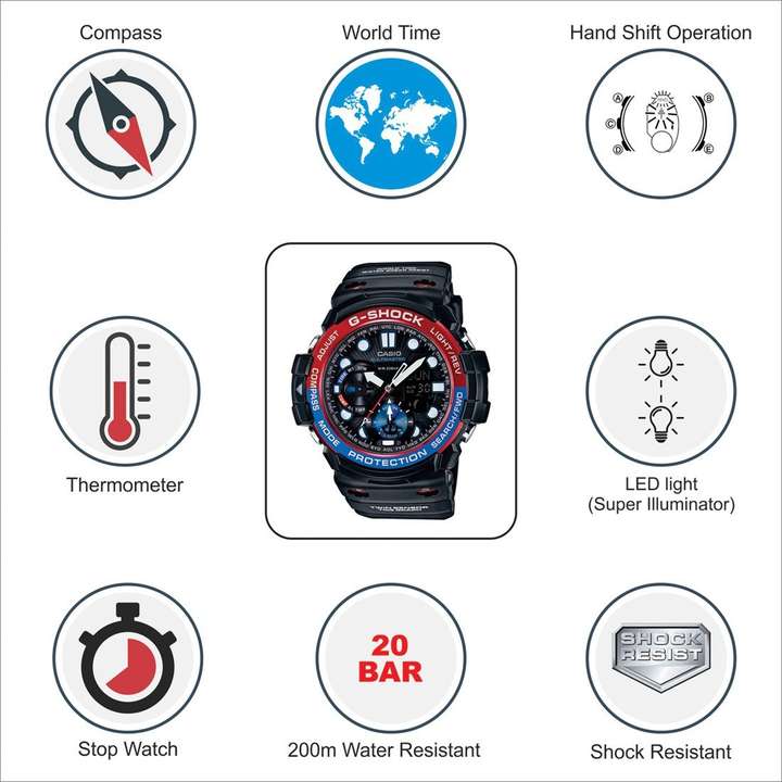CASIO GN 1000 1ADR G Shock GN 1000 1ADR Analog Digital Watch For Men Buy CASIO GN 1000 1ADR G Shock GN 1000 1ADR Analog Digital Watch For Men G605 Online at Best Prices in India