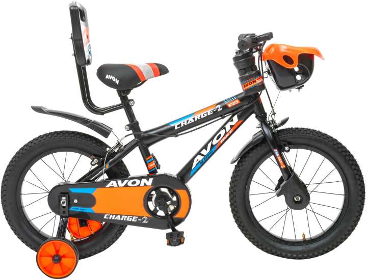 AVON Charge 2 16T Kids Bicycle with Front Basket and trainer wheel 16 T BMX Cycle Price in India Buy AVON Charge 2 16T Kids Bicycle with Front Basket and trainer wheel 16 T BMX Cycle online at Flipkar...