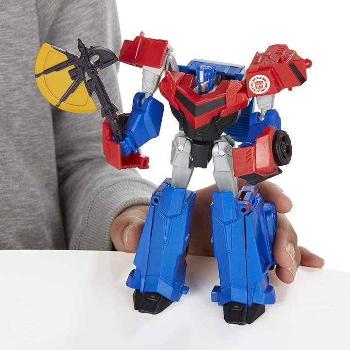Hasbro TRANSFORMERS ROBOTS IN DISGUISE OPTIMUS PRIME FIGURE WARRIOR CLASS COLLECTIBLE ACTION FIGURE GREAT GIFT FOR COLLECTORS TRANSFORMERS ROBOTS IN DISGUISE OPTIMUS PRIME FIGURE WARRIOR CLASS COLLECT...