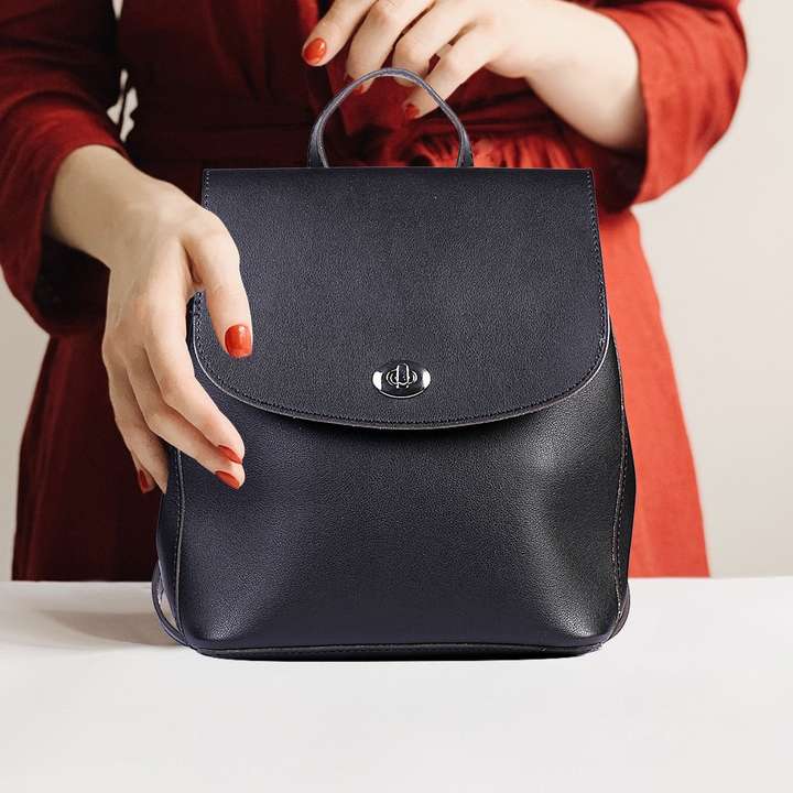 Miniso leather backpack shop