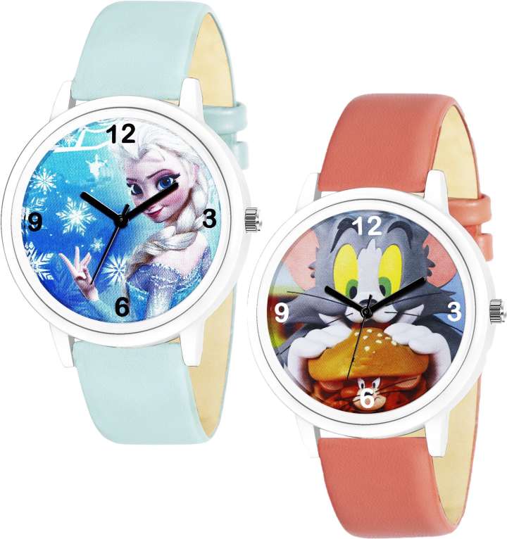 Bhakti Fashion Analog Watch For Boys Girls Buy Bhakti Fashion Analog Watch For Boys Girls Frozen Tom n Jerry Cartoon Dial Leather Strap Online at Best Prices in India Flipkart