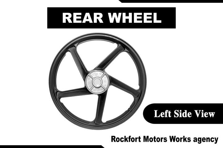 rockfort motor works agency RMW007BK Rear Alloy Aluminium Hero Splendor NXG Splendor Plus Passion Pro Splendor HF Deluxe Glamour Passion Super Splendor Splendor Pro CD Dawn Passion Plus CD deluxe Moto...