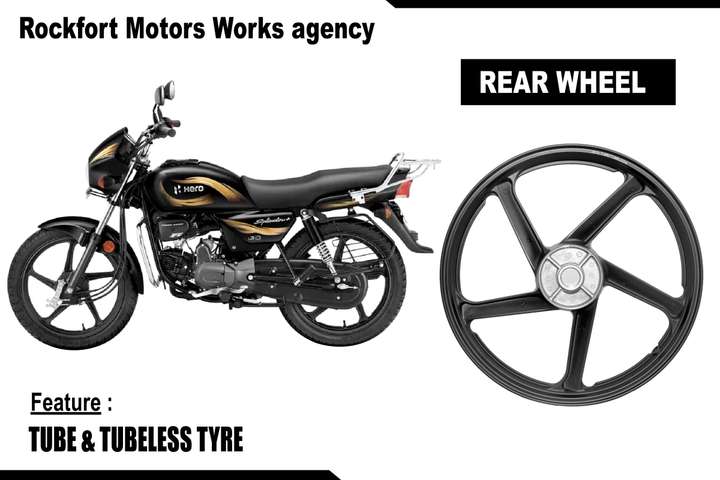 Hero honda splendor plus back wheel price top