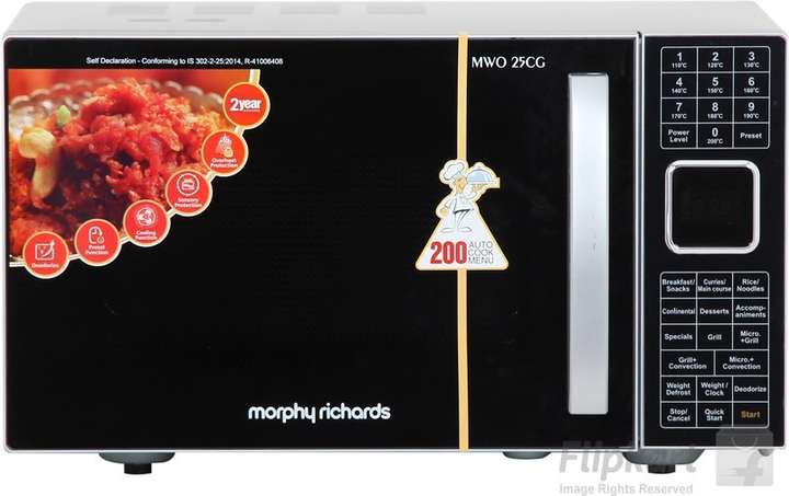 Morphy richards micro oven top