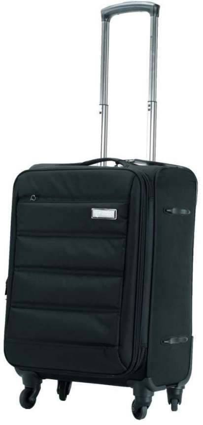 HERMAN HANSEN 20 Inch Trolley Bag Black 4458 Expandable Cabin Suitcase 4 Wheels 20 inch Black Price in India Flipkart