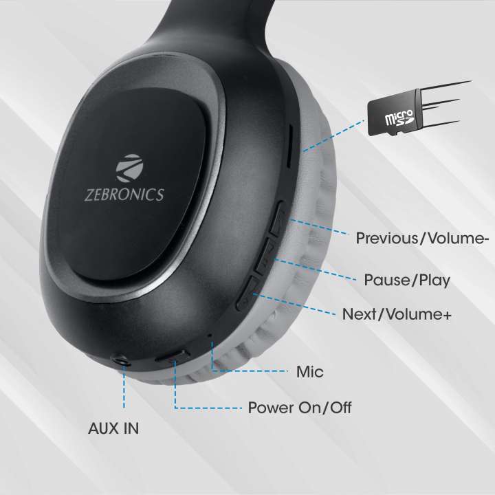 Zebronics paradise bluetooth headphone sale