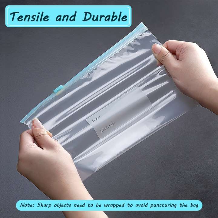 HASTHIP Storage Bag Ziplock Bags Large Size Reusable Sandwich Bags 30 Pcs of Food Storage Bags Snack Bags Freezer Bags Bags for Lunch Travel and Kitchen Organization. A Plastic Storage Pouch Price in ...
