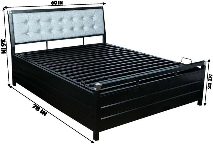 Steel cot with storage cheap