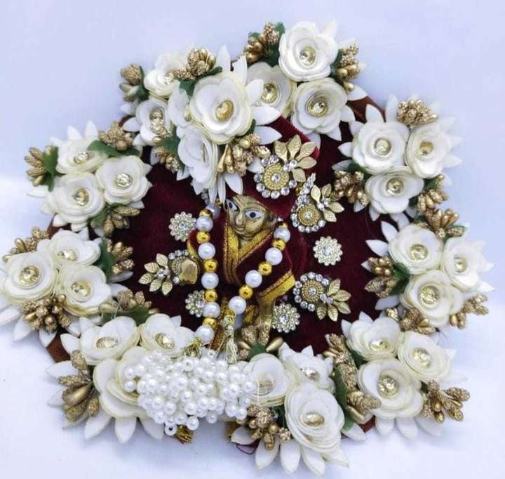 Laddu gopal flower dress outlet