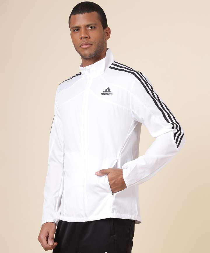 All white adidas jacket best sale