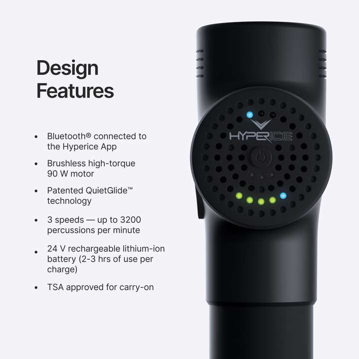 Hyperice 54020-001-00 Hypervolt Plus Bluetooth Massager - Hyperice 