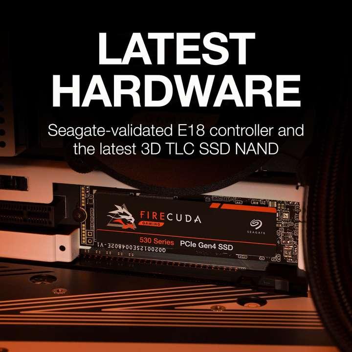 Seagate Firecuda 530 - M.2 PCIe Gen4 and 3-Years Rescue Services 