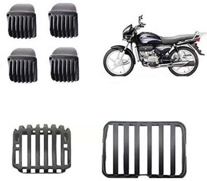 WHEETOYKART Hero Splendor Plastic Combo Headlight Grill Indicator Grill Tail Light Grill All Parts Accessories Modified BLACK Bike Headlight Grill Price in India Buy WHEETOYKART Hero Splendor Plastic ...