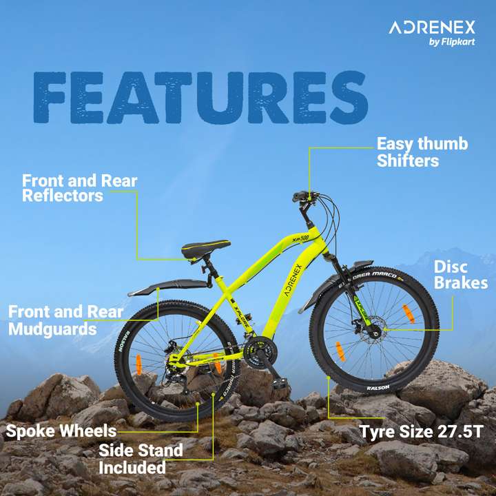Adrenex by Flipkart Xplore XP 500 27.5 T Mountain Cycle Price in India Buy Adrenex by Flipkart Xplore XP 500 27.5 T Mountain Cycle online at Flipkart