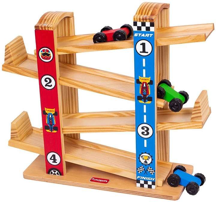 Wooden ramp racer cars outlet