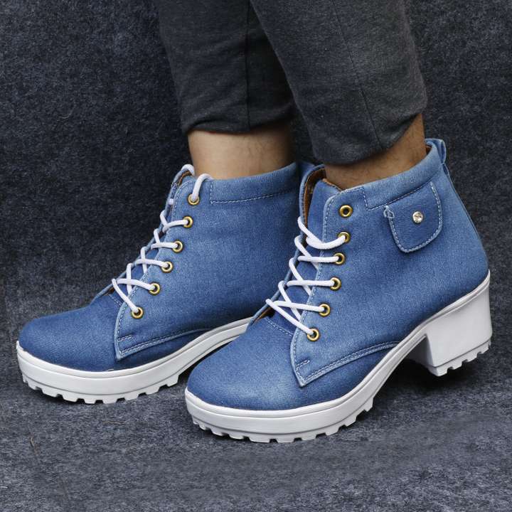 Girls denim boots on sale