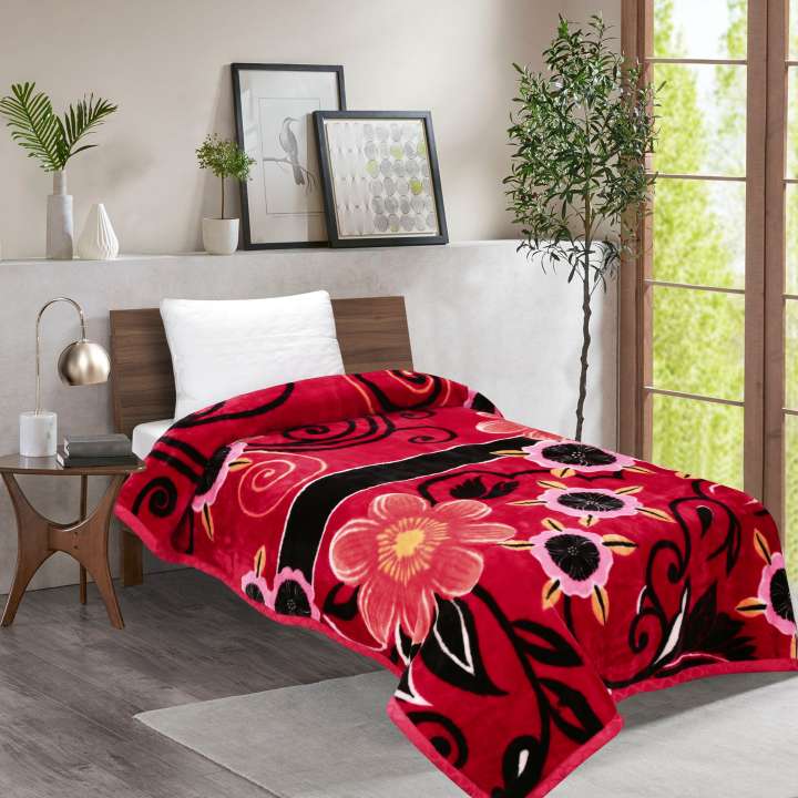 Signature Floral Single Mink Blanket for Heavy Winter Buy Signature Floral Single Mink Blanket for Heavy Winter Online at Best Price in India Flipkart