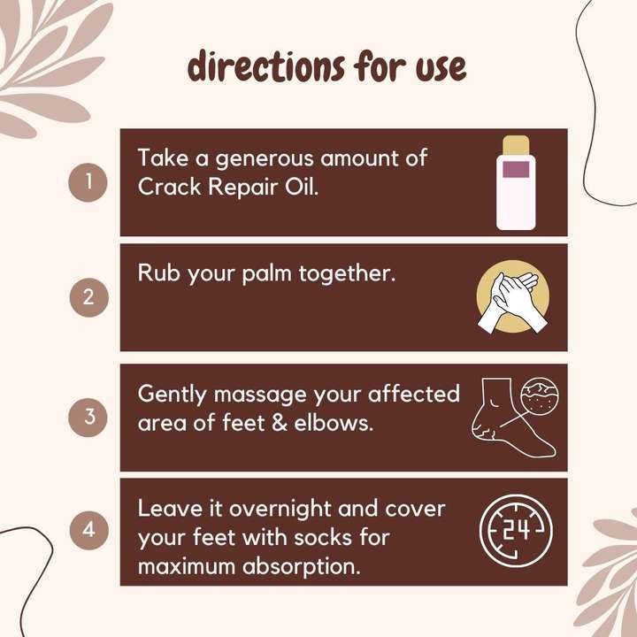 ESSENTIA EXTRACTS Crack Repair Oil For Cracked Heels and Elbows 100ml An Ayurvedic blend of Cold Pressed Oils 100 Natural Pure Price in India Buy ESSENTIA EXTRACTS Crack Repair