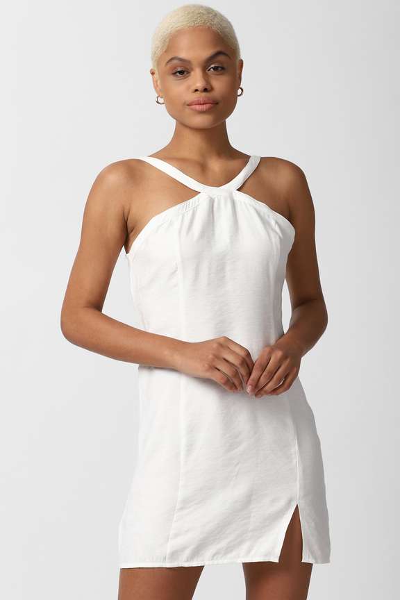 Forever 21 white dress with flowers sale