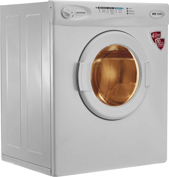 IFB 5.5 kg with 99.9 Dry Clothes Dryer with In built Heater White Price in India Buy IFB 5.5 kg with 99.9 Dry Clothes Dryer with In built Heater White online at Flipkart