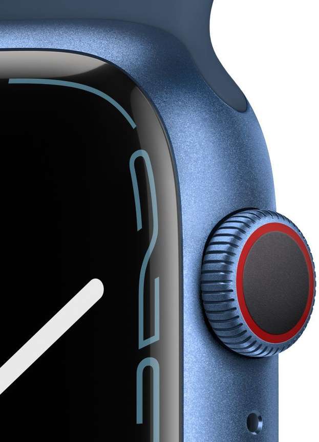 Apple Watch Series7 (GPS + Cellular, 45mm)Blue Aluminium Case 