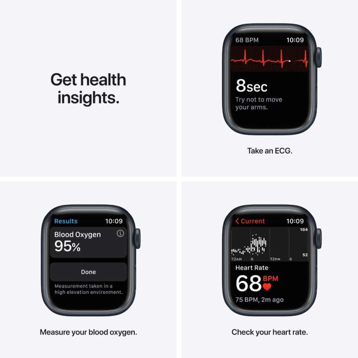 Apple Watch Series7 (GPS, 41mm) - Midnight Aluminium Case with Midnight  Sport Band Price in India - Buy Apple Watch Series7 (GPS, 41mm) - Midnight  Aluminium Case with Midnight Sport Band online