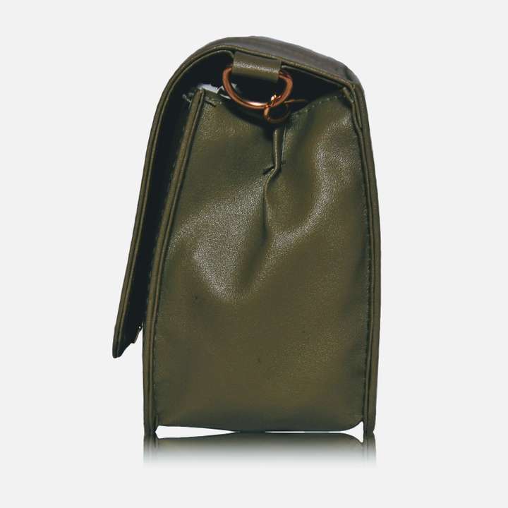Coloris Green Sling Bag Stylish sling bag with golden chain green Price in India Flipkart