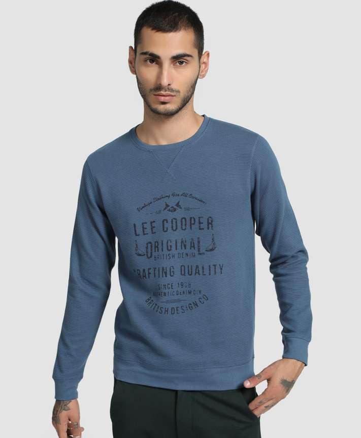 Lee full sleeve solid men's sweatshirt online