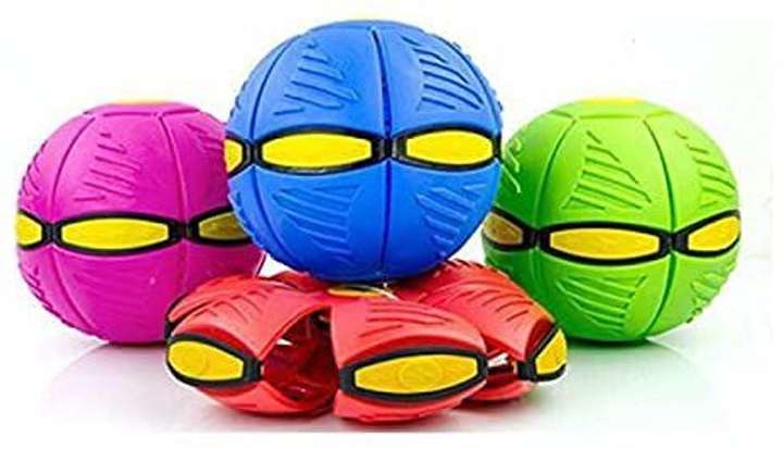 Sanchi Creation UFO Magic Ball Flying Saucer Ball Deformation UFO Ball with LED Light Flying Discs Toy Soccer Toys Indoor Outdoor Game Multicolor for Kids Boys Girls kids UFO Magic Ball