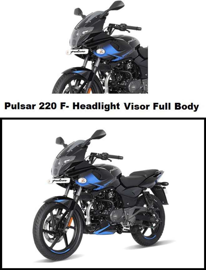 ULTRA Bj Pulsr 220 F Full Body Fram Black Blue Bike Headlight Visor Price in India Buy ULTRA Bj Pulsr 220 F Full Body Fram Black Blue Bike Headlight Visor online at Flipkart