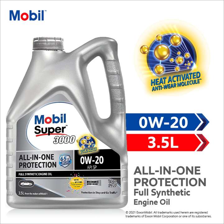 MOBIL Super 3000 0W-20 Synthetic Full-Synthetic Engine Oil Price in India -  Buy MOBIL Super 3000 0W-20 Synthetic Full-Synthetic Engine Oil online at  Flipkart.com