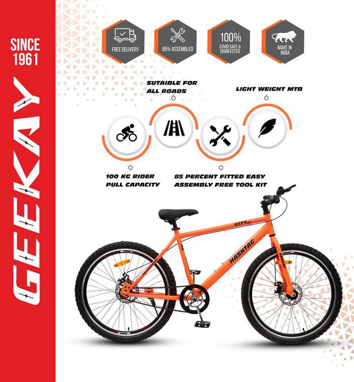 Geekay hashtag bicycle clearance