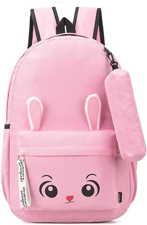 Korean backpack pink clearance