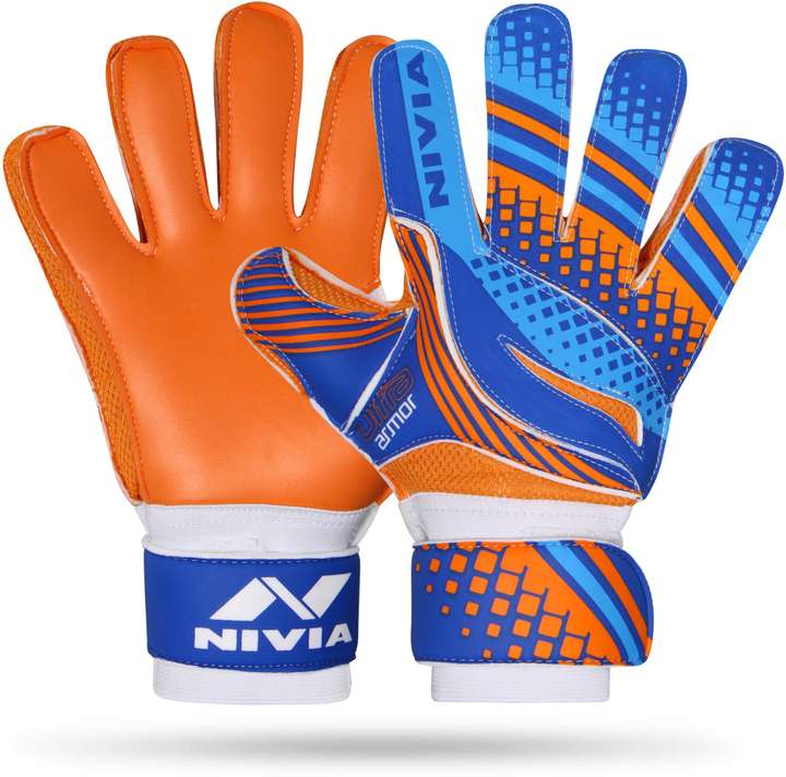 Nivia football gloves price discount