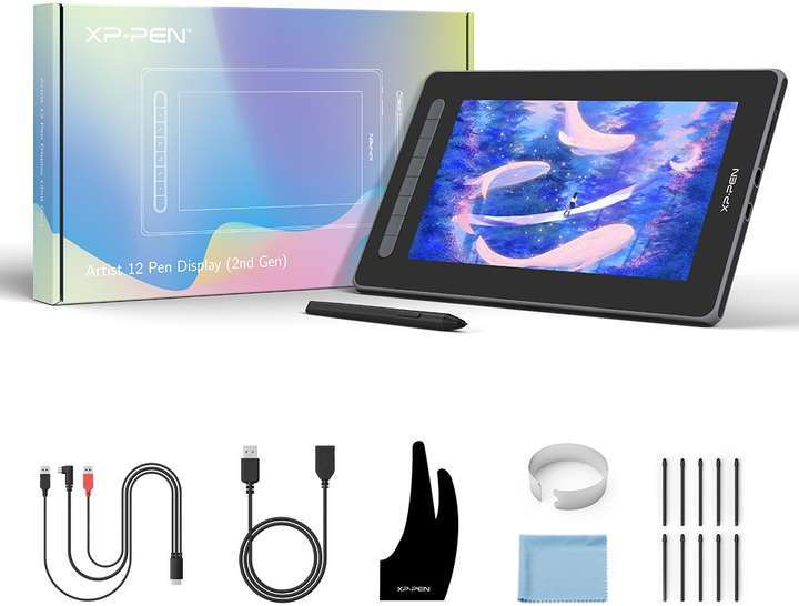 XP Pen Artist 12 2nd Gen Display Tablet 11.9-inch Pen Tablet with 