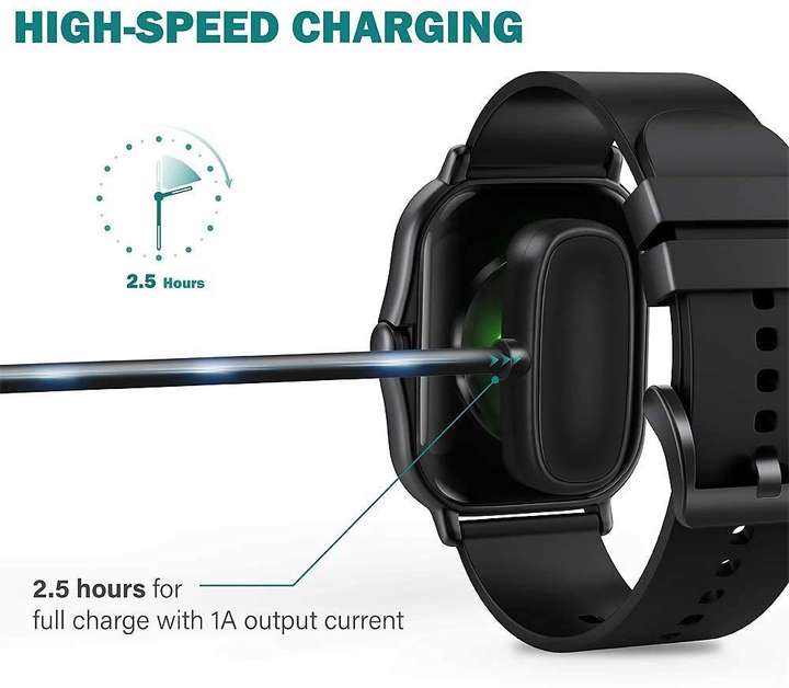 MIFKRT Replacement Magnetic Charger for Amazfit Bip U Pro Bip U GTR2 GTR2e GTS2 GTS2e GTS2 Mini Pop Pop Pro Portable Charger with USB Charge Cable Charging Pad Charging Pad Price in India