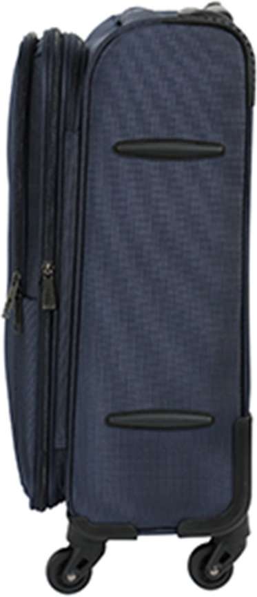 SAFARI Parker 65 cm Soft Trolley Blue Expandable Check in Suitcase 4 Wheels 26 inch Blue Price in India Flipkart