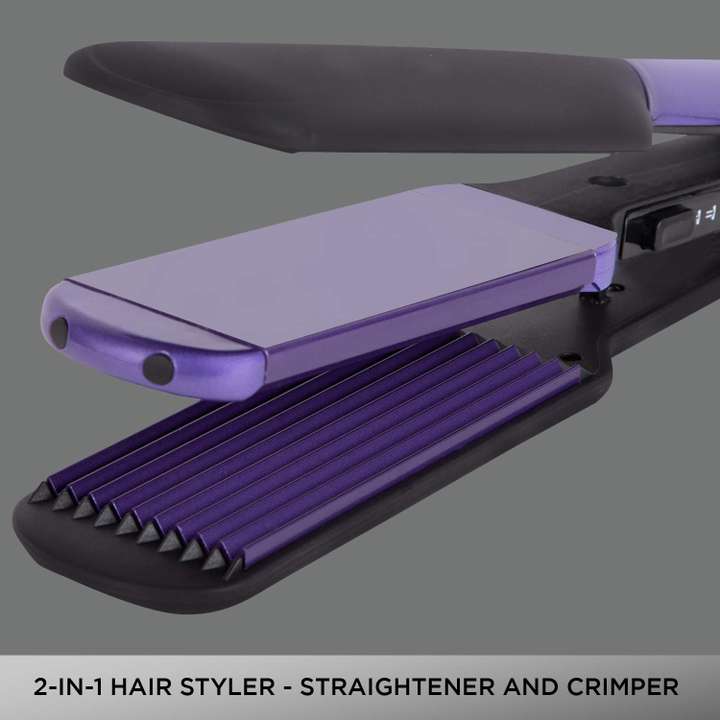 DVA BA 407 3 in 1 Hair Straighter Crimper Curler For Personal Professional Use with Keratin Protection Technology Hair Straightener DVA Flipkart