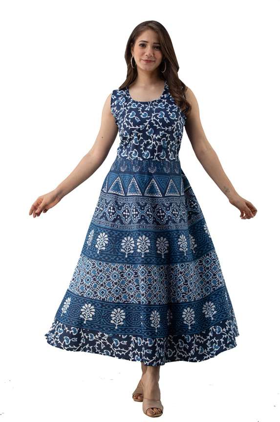 Flipkart blue gown best sale