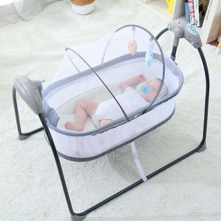 GOCART New Born Electric Baby Crib Baby Cradle Baby Jhula with Music Mosquito Buy Baby Care Products in India Flipkart