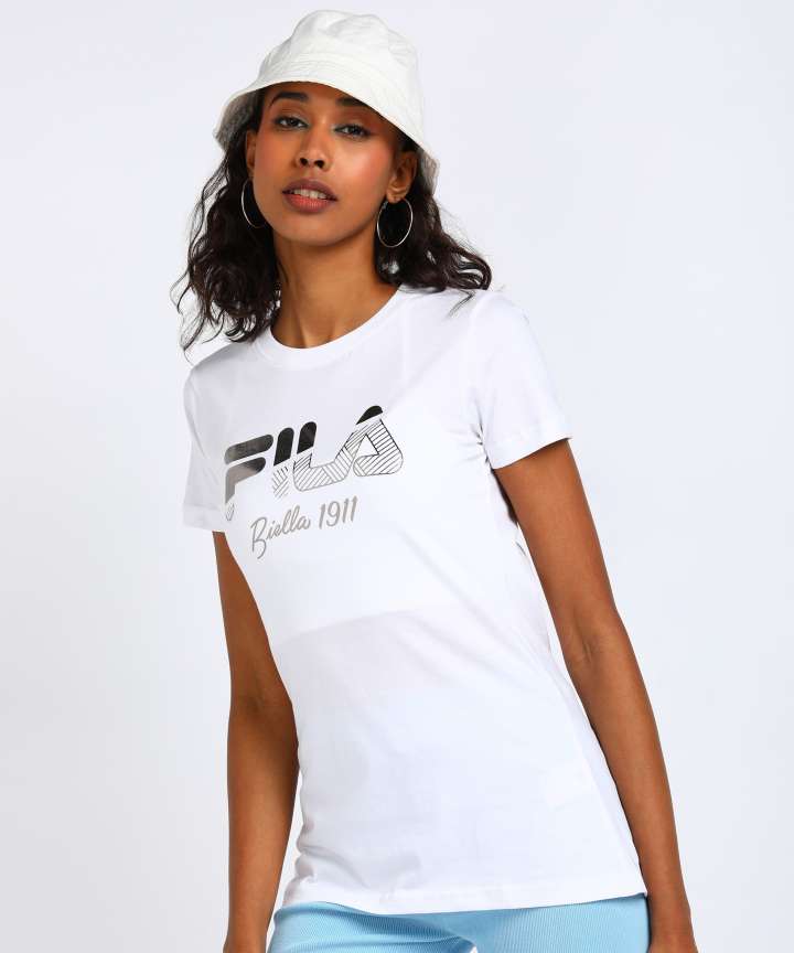 Fila baseball shirt womens best sale