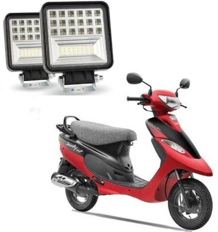 AUTOGARH 42 LED Square Fog Light for TVS Scooty pep pluS Fog Lamp Motorbike LED for TVS 12 V 126 W Price in India Buy AUTOGARH 42 LED Square Fog Light