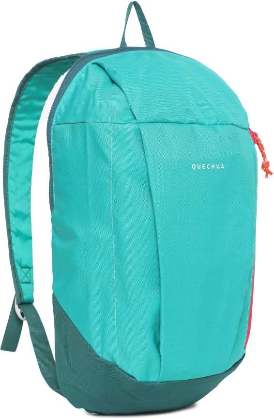 QUECHUA by Decathlon Bag 10 Litre NH100 Green 10 L Laptop Backpack Light Blue Price in India Flipkart