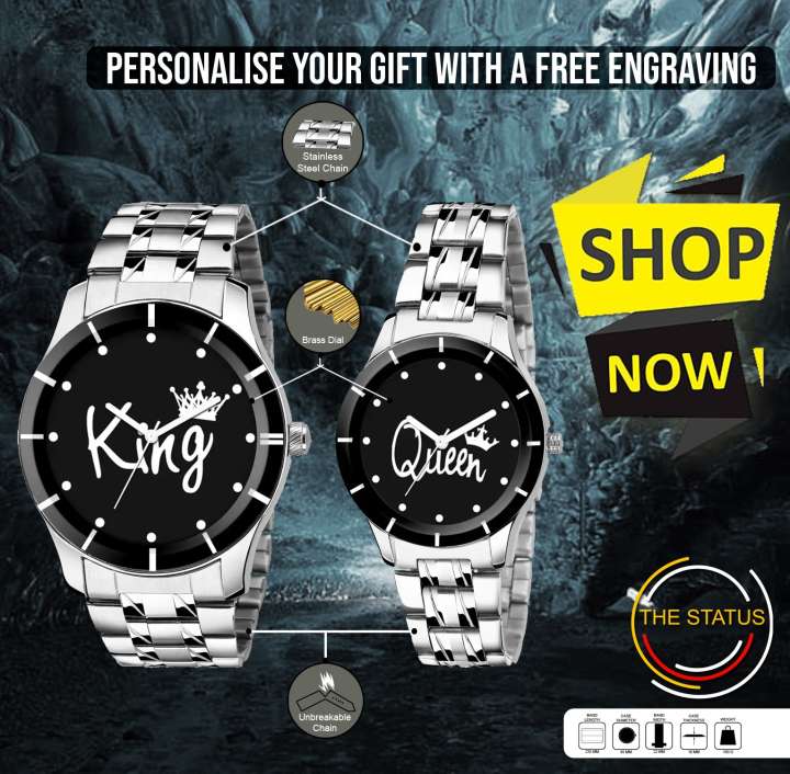 King queen couple watch best sale