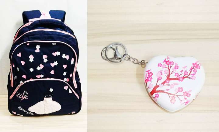 Bag keychain for girls shop