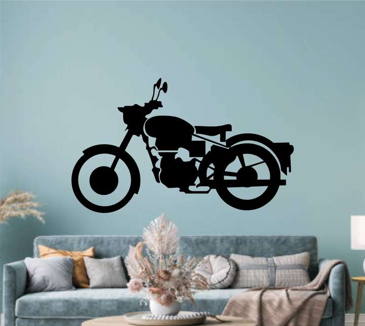 Royal enfield bike wall painting outlet