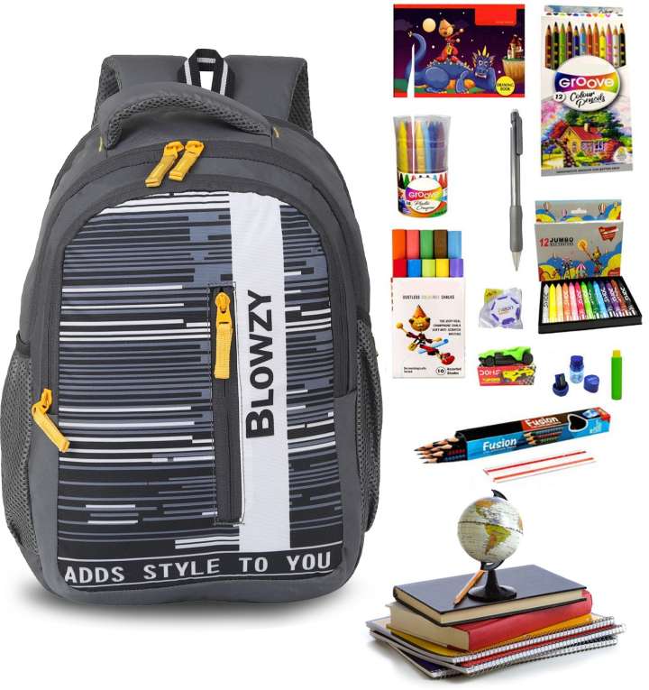 GOOD FRIENDS New 2022 2023 Student Primery Waterproof School Bags For Boys Backpacks for Girl 20 L Backpack Grey Price in India Flipkart