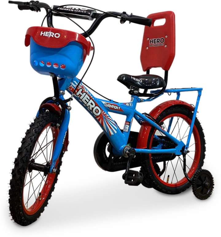 HERO CHAMPION 16 T Kids Cycle for Girls Boys Side Supporters Age 3 to 5 Years 16 T Road Cycle Price in India Buy HERO CHAMPION 16 T Kids Cycle for